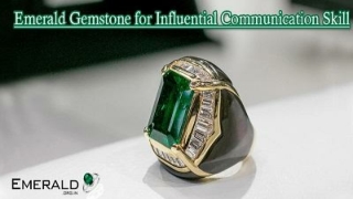 Emerald Gemstone for Influential Communication Skill
