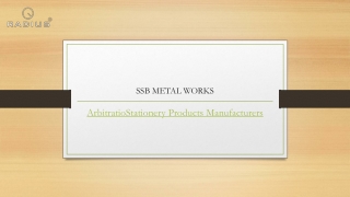Stationery Products Manufacturers | Ssbmetal.com