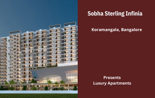 Sobha Sterling Infinia Koramangala Bangalore -E-Brochure