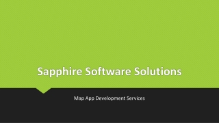 Map App Development Services