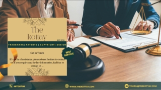 Advocate for trademark in Noida | The Kottay