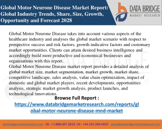 Motor Neurone Disease Market-Healthcare