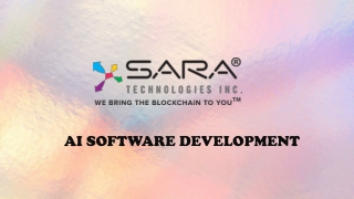AI SOFTWARE DEVELOPMENT