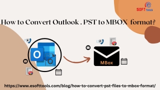 How to Convert Outlook . PST to MBOX format?