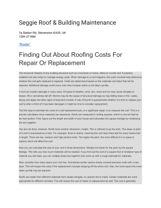 Seggie Roof & Building Maintenance (1)
