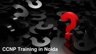CCNP Training in Noida