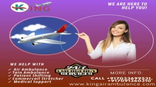 Hire a Very Low Package and Credible Air Ambulance in Patna by King