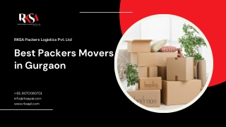 Best Movers and Packers in Gurgaon | RKSA Packers
