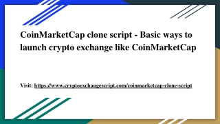 Create your own Coin MarketCap Capitalization Website Instantly