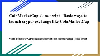 Create your own Coin MarketCap Capitalization Website Instantly