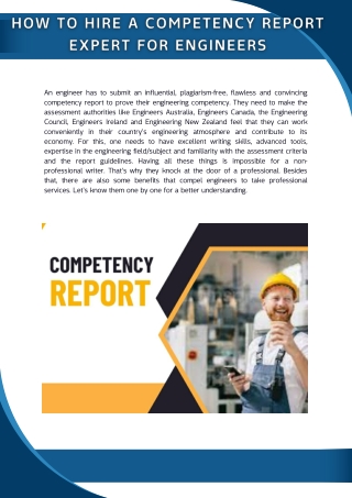 How To Hire A Competency Report Expert For Engineers (1)