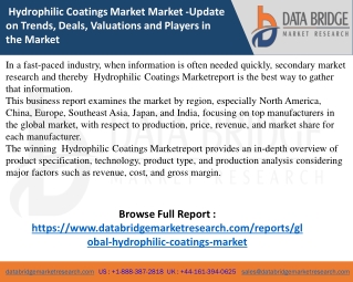 global-hydrophilic-coatings-market