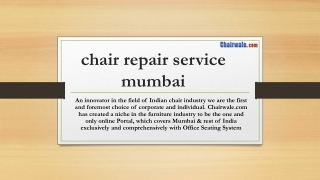 chair repair service mumbai