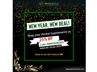 Shop all Nutritional Supplements at 25% Off - Detonutrition India