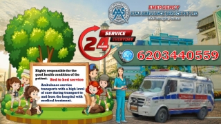 Get Ambulance Service with lifesaving equipment |ASHA