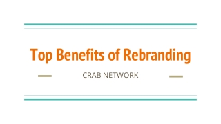 Top Benefits of Rebranding