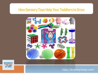 How Sensory Toys Help Your Toddlers to Grow