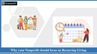 Recurring Giving - Why Nonprofit focus on Recurring Giving