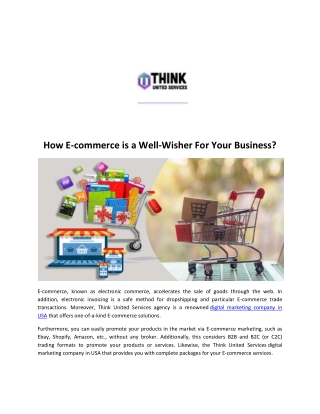 Ecommerce Development Services USA