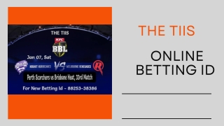 Online Betting Id Provider | The TIIS | 88253-38386