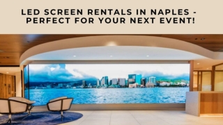 LED Screen Naples