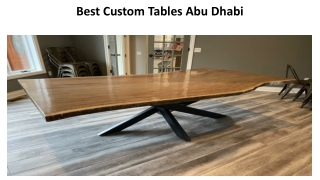 Custom Tables-carpentryabudhbai
