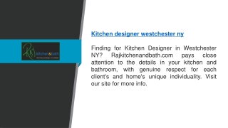 Kitchen Designer Westchester Ny  Rajkitchenandbath.com