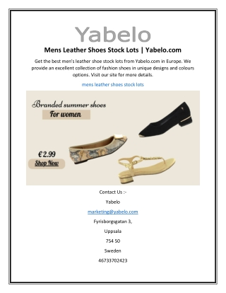 Mens Leather Shoes Stock Lots  Yabelo.com