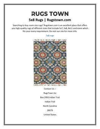 5x8 Rugs  Rugstown.com