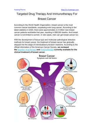 Targeted Drug Therapy And Immunotherapy For Breast Cancer