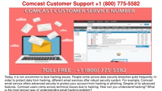 Comcast Customer Care  1(800) 775 5582