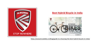 Best Hybrid Bicycle in India