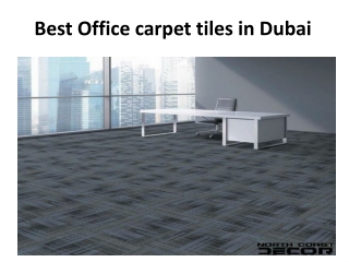 Buy Office Carpet Tiles Dubai