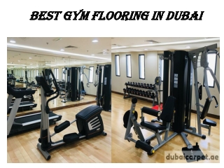 Best Gym Flooring In Dubai