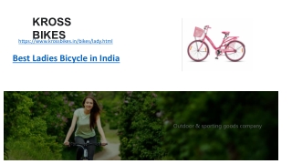 Best Ladies Bicycle in India