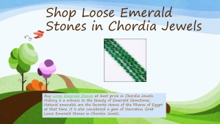 Loose Emerald Stones