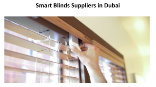Smart Blinds-bestblindsdubai