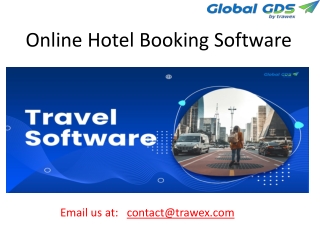 Online Hotel Booking Software