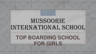 Top Boarding Schools for girls
