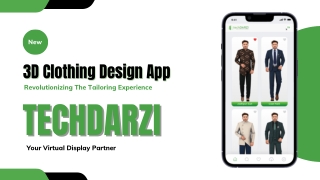 3D Clothing Design App -TechDarzi