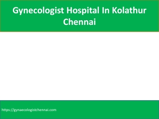 gynecologist in redhills