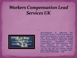 Workers Compensation Lead Services UK