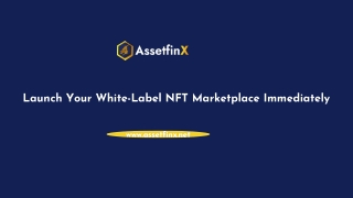 Launch Your White-Label NFT Marketplace Immediately