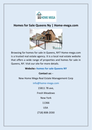 Homes for Sale Queens Ny | Home-mega.com
