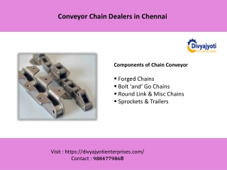 Conveyor Chain Dealers in Chennai