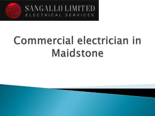 Commercial electrician in Maidstone