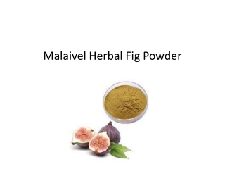 Fig Powder