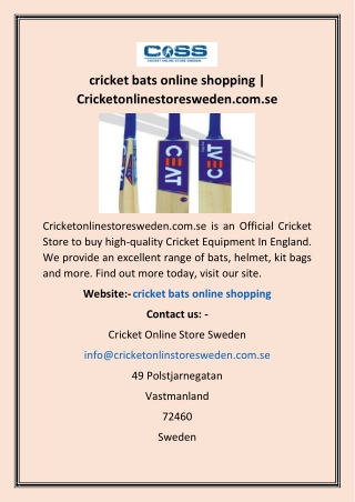 cricket bats online shopping | Cricketonlinestoresweden.com.se