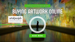 Things to Consider When Buying an Artwork Online