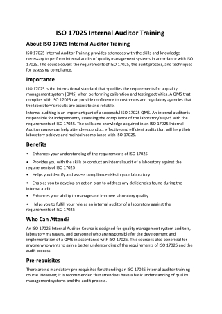 ISO-17025-Internal-Auditor-Training